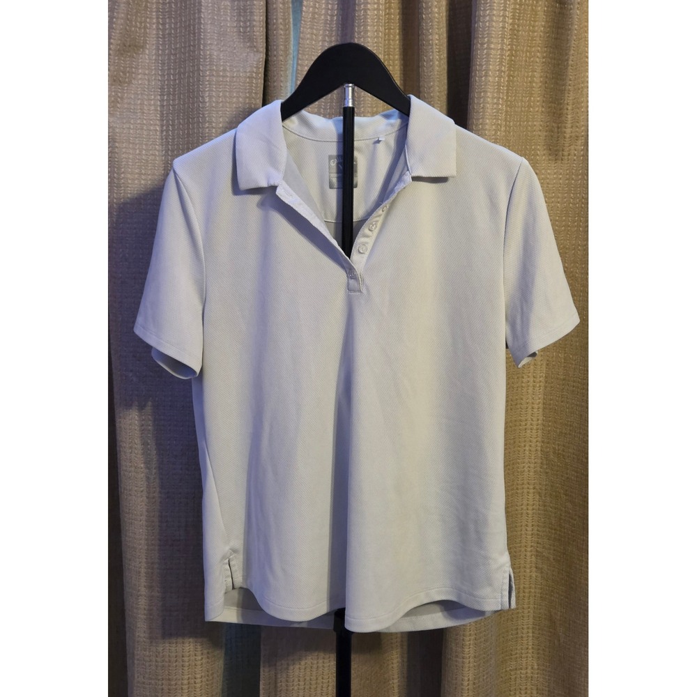 Callaway Opti-Dri Short Sleeve Polo Shirt Women's Size Large Gray